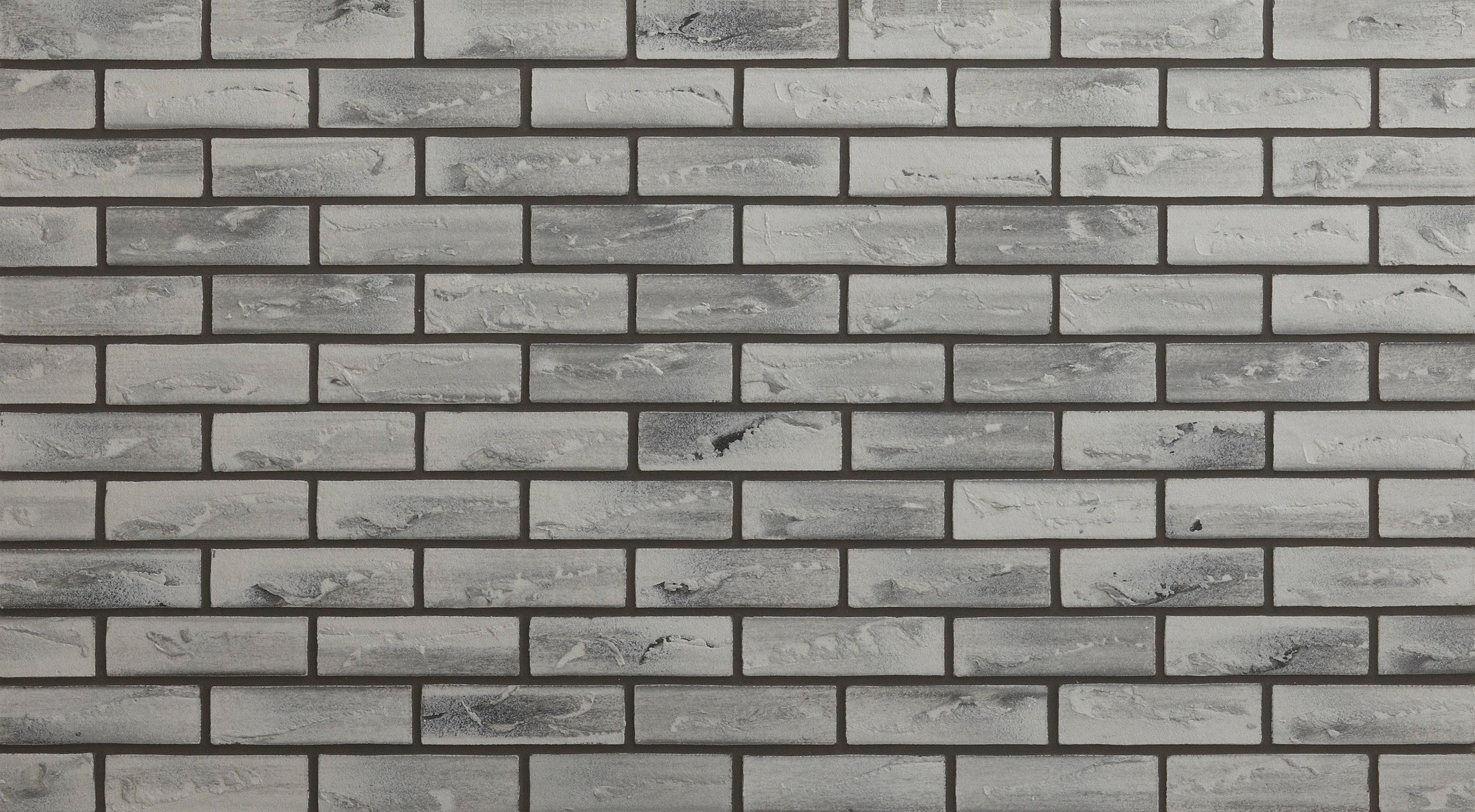 Elabrick Verblender Nebraska, BxL: 24x7,1 cm, grau, für Außen- und Innenbereich, 1 m²