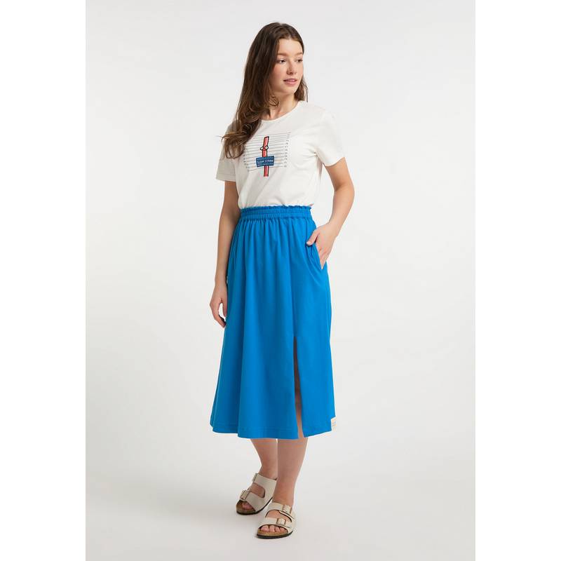 SOMWR T-Shirt With Slim Straw Print T-Shirt Damen