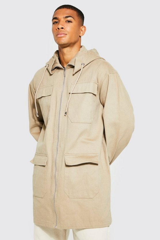 Twill Cargo-Parka
