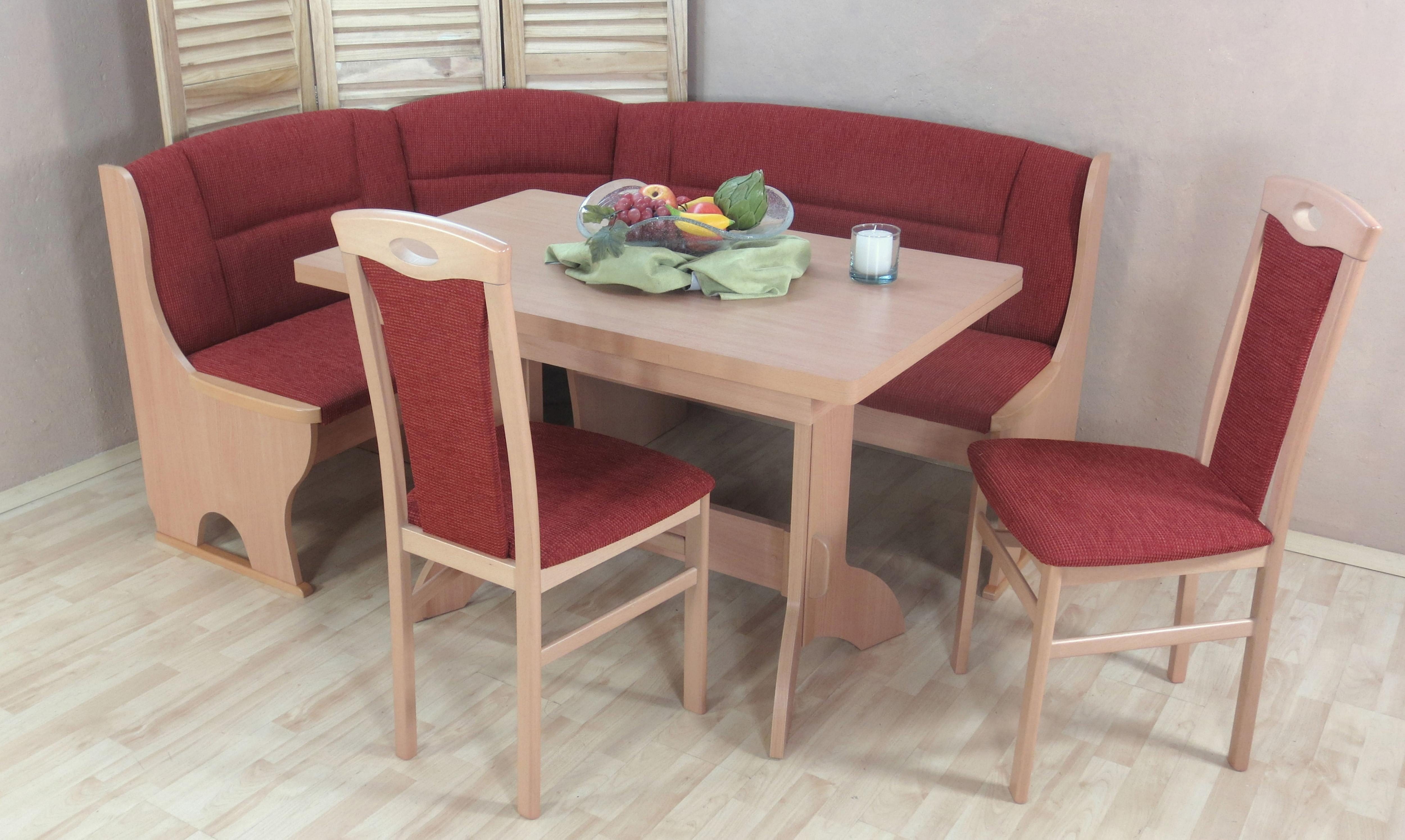 Home affaire Eckbankgruppe Madrid, (Set, 4-tlg), Schenkel wechselbar