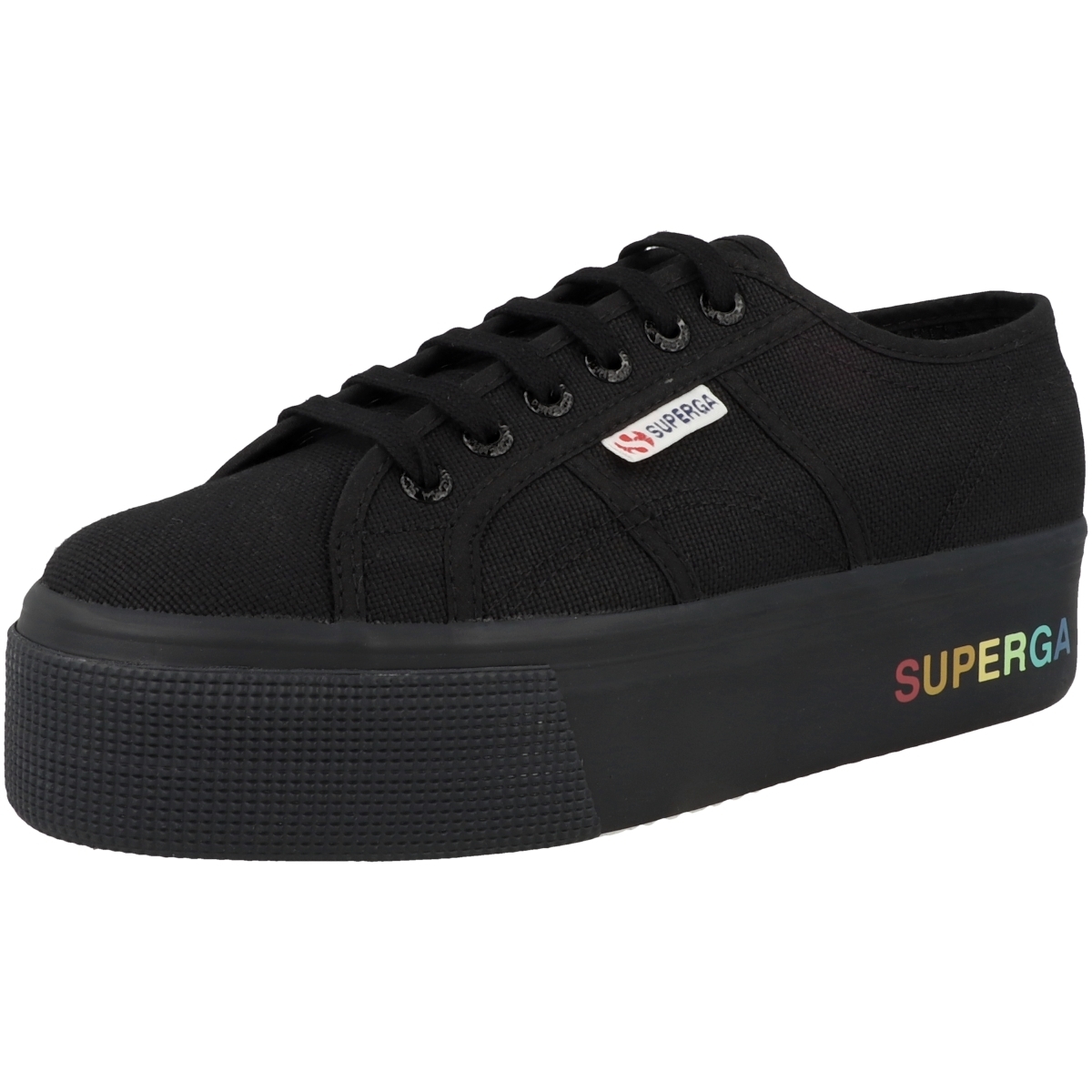 Superga 2790 Platform Shaded Lettering Sneaker low schwarz
