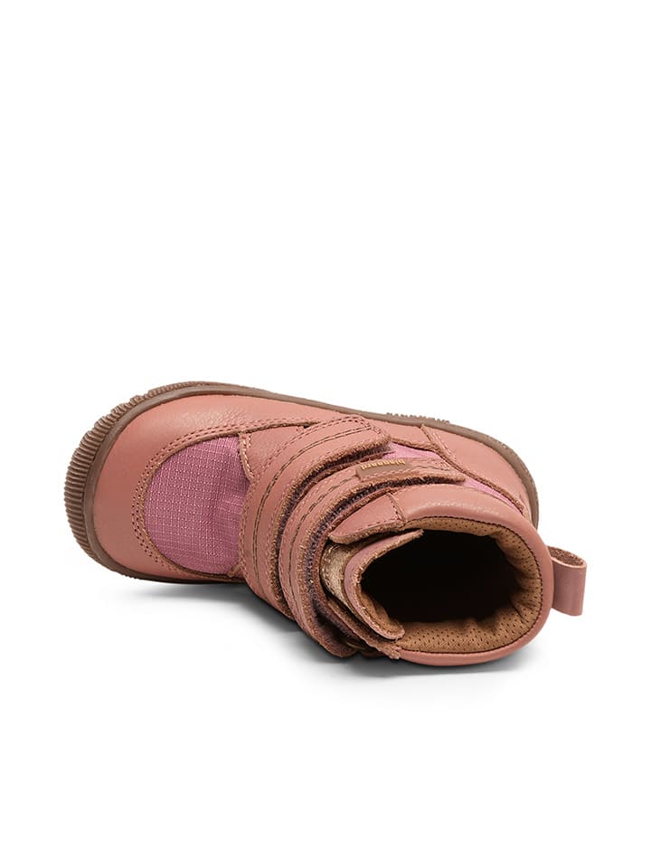 bisgaard Leder-Boots in Pink günstig kaufen