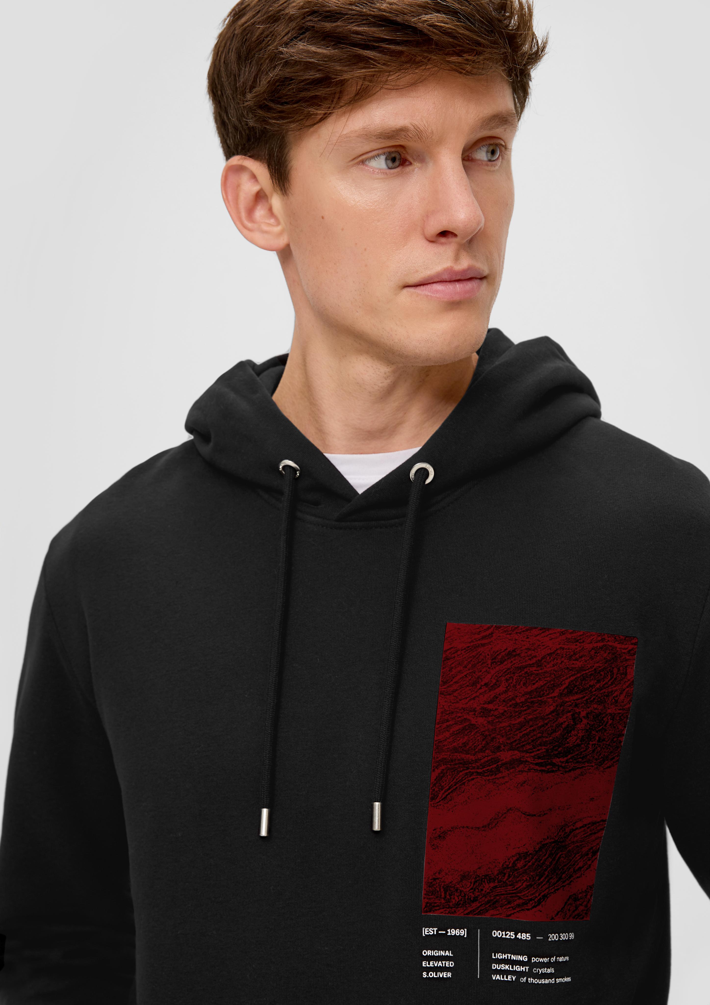 Kapuzen-Sweatshirt mit Frontprint  2138678-99D1