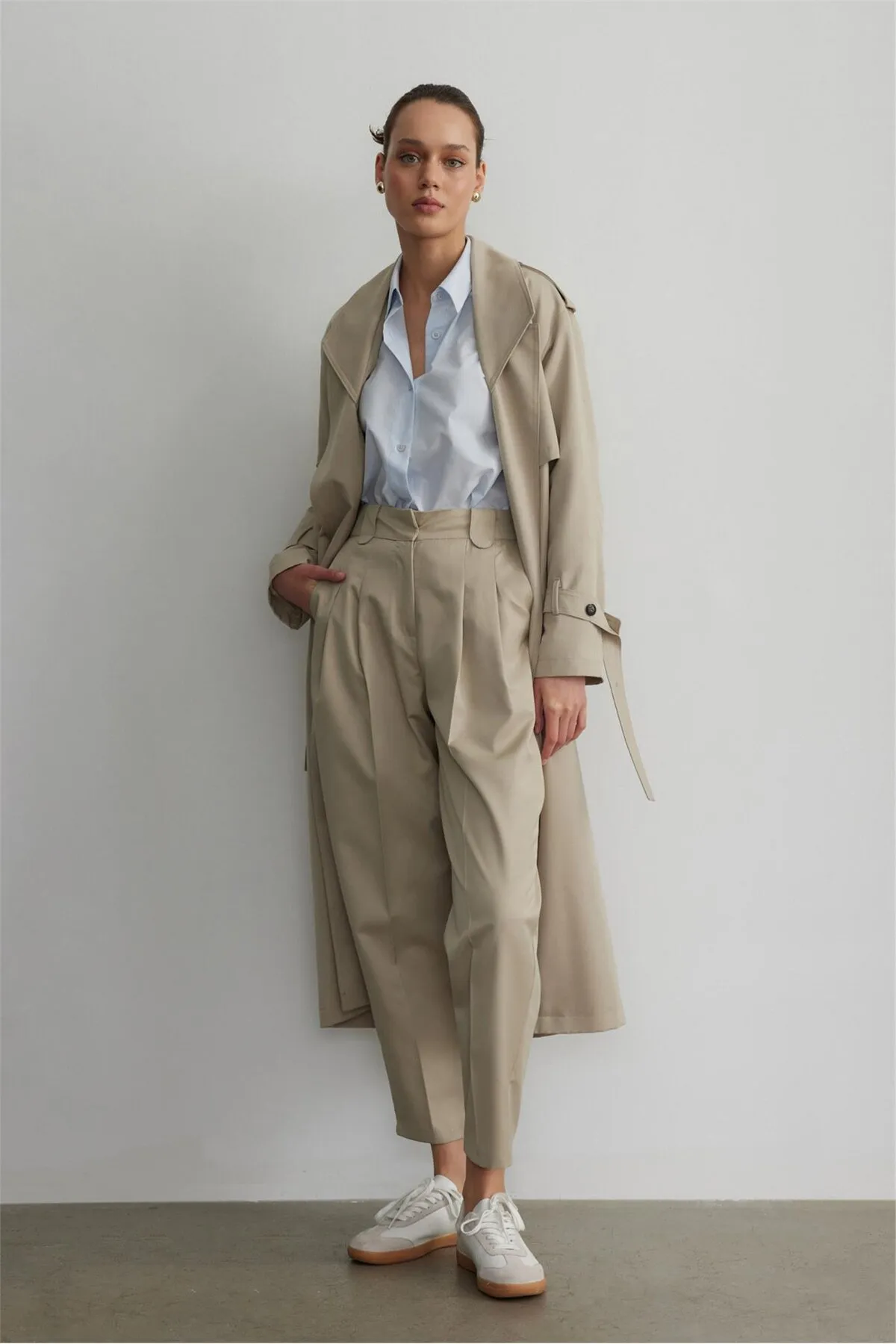 Suud Collection  Beiger Trenchcoat „Re-Edition 1980“