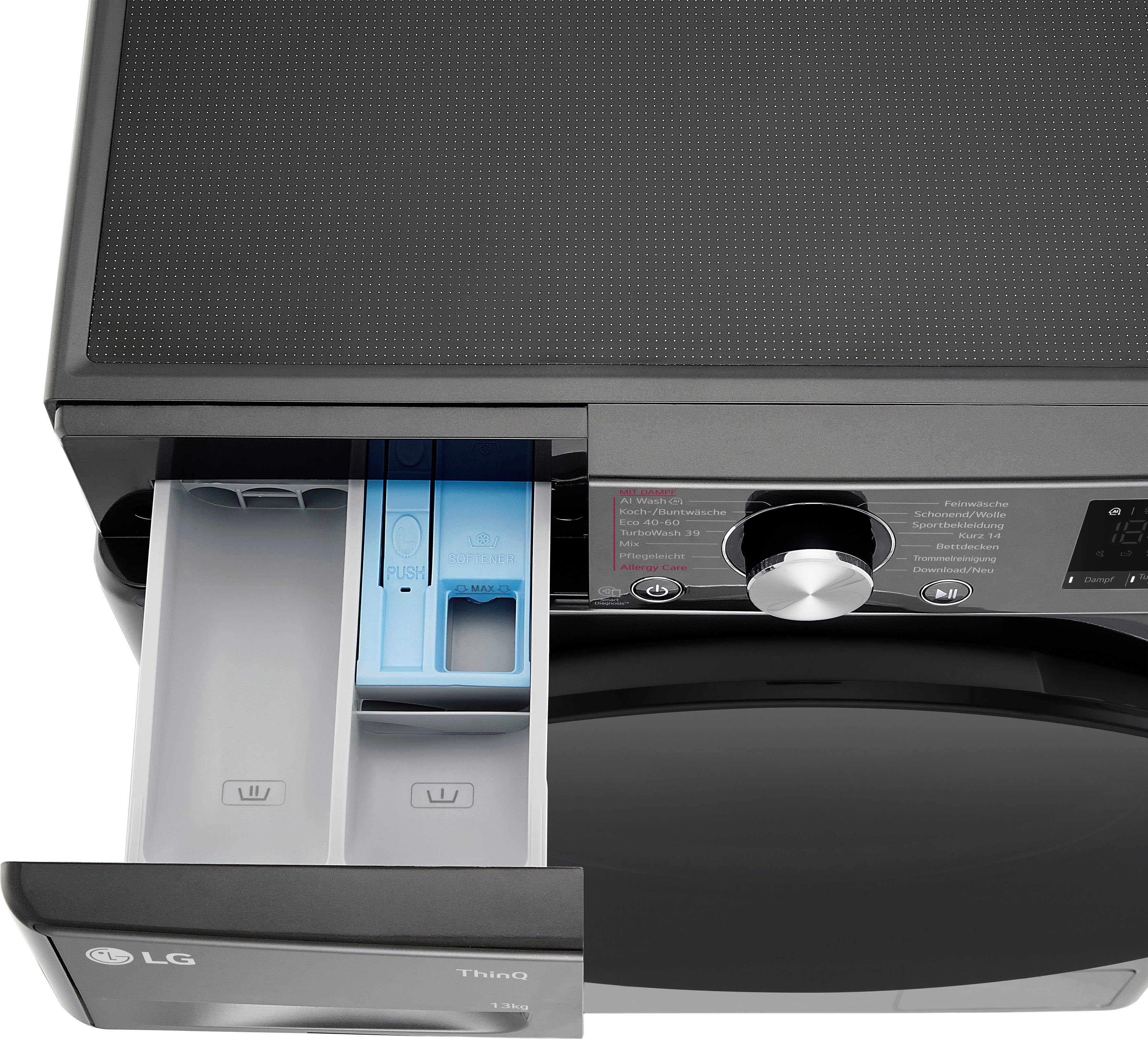 LG Waschmaschine Serie 7 F4WR703YB, 13 kg, 1400 U/min