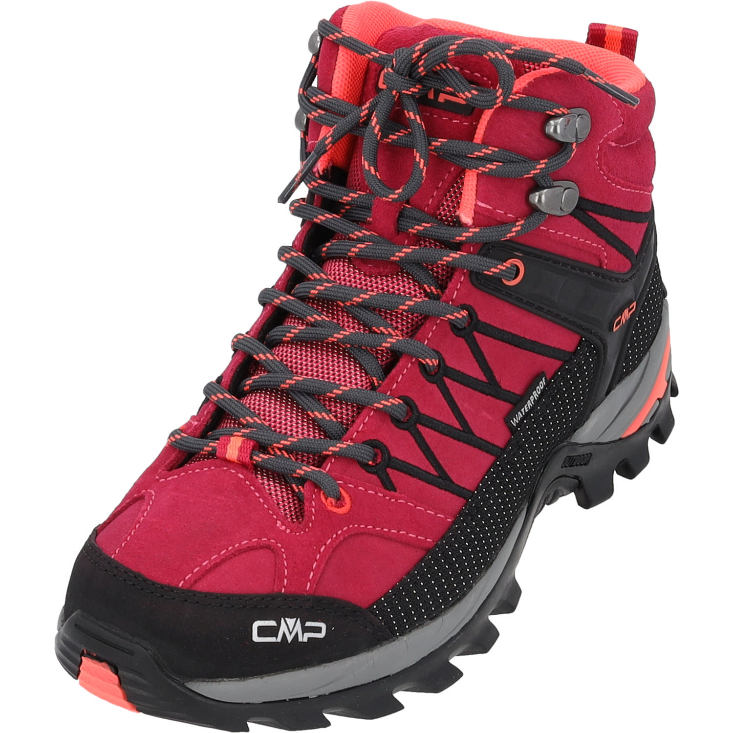 CMP Rigel Mid 3Q12946, Trekkingschuhe, Damen, Rot