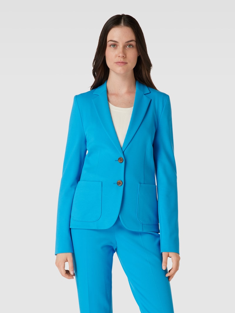 Blazer mit Reverskragen Modell 'Jonalahra' in royalblau