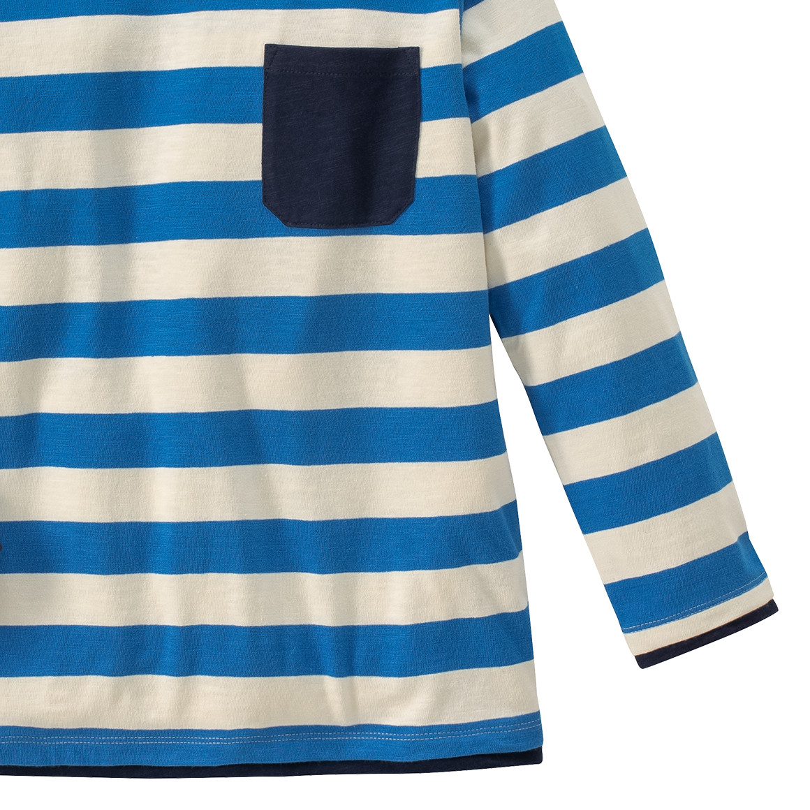 Jungen Langarmshirt mit Brusttasche