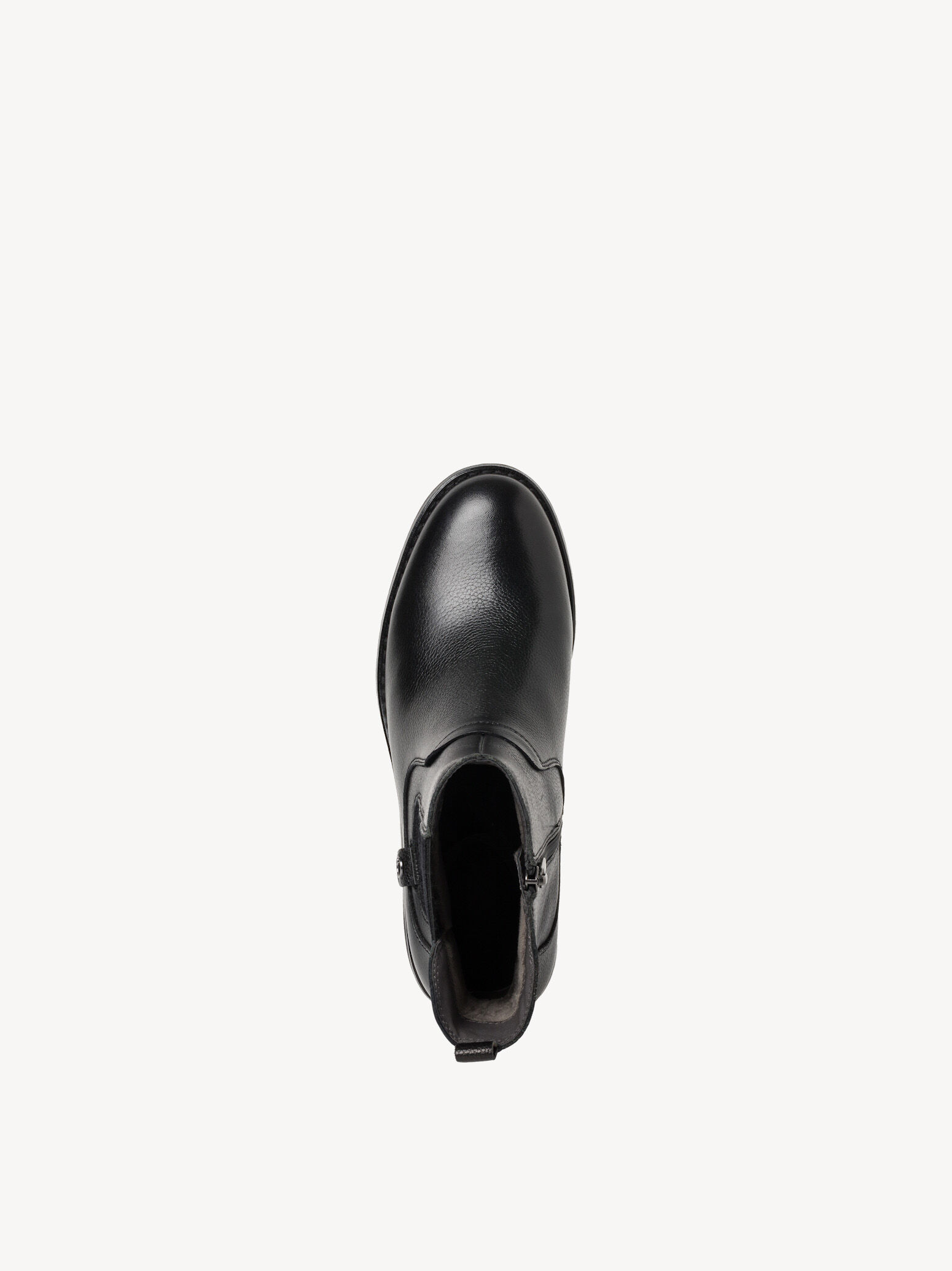 Bottine Chelsea en cuir - noir