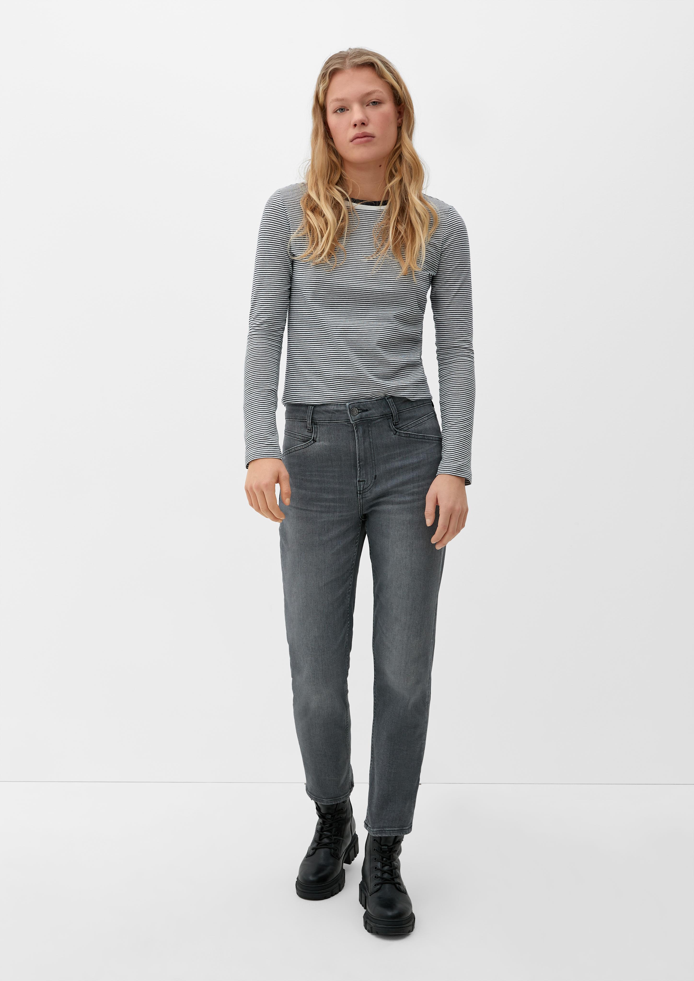 Ankle-Jeans Franciz / Relaxed Fit / Mid Rise / Tapered Leg   2130067-96Z5