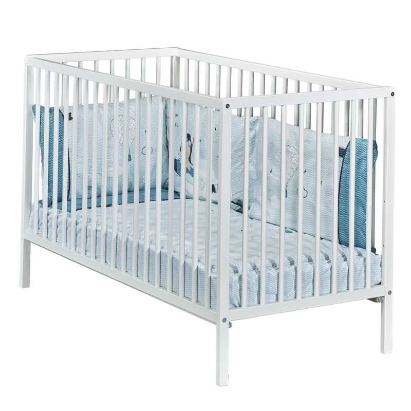 Lit bébé 120x60 First blanc