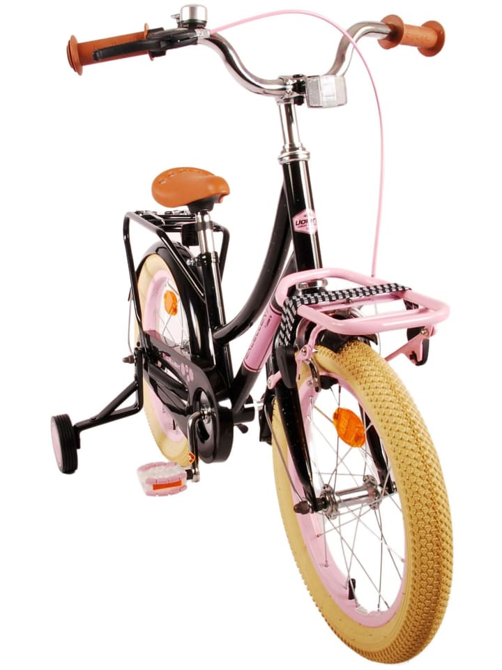 Volare Kinderfahrrad Excellent Fahrrad für Mädchen 16 Zoll Kinderrad Schwarz 4 Jahre günstig kaufen onesize
