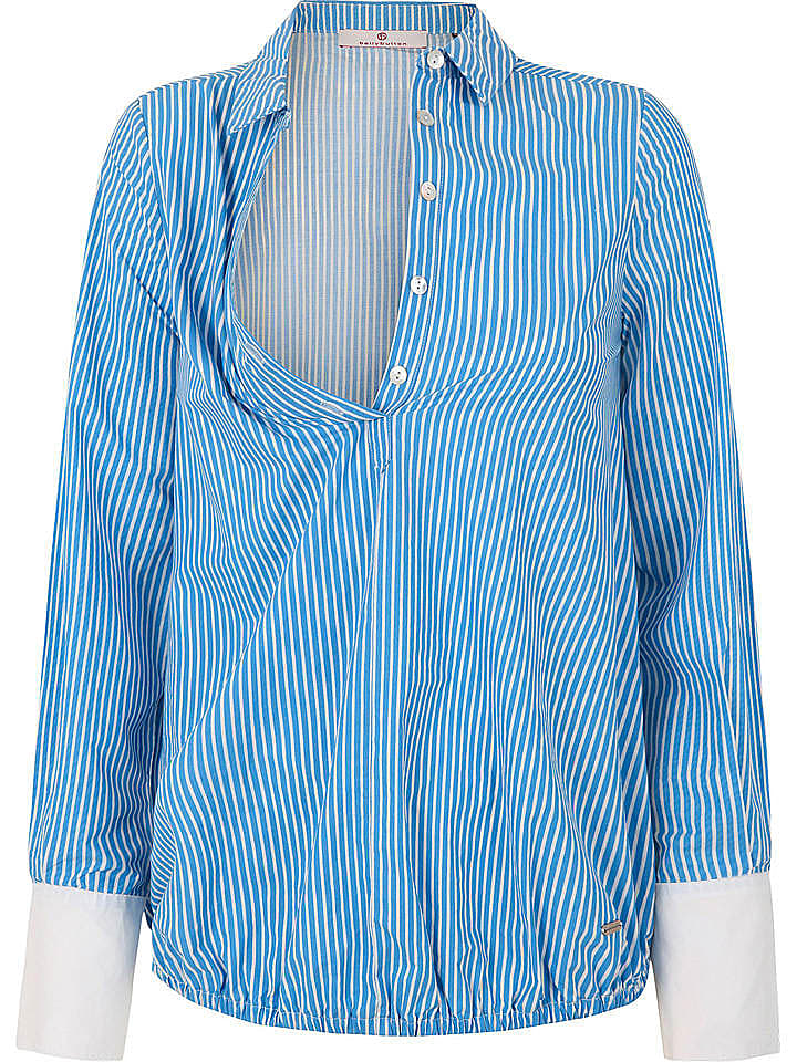 bellybutton Stillbluse in Blau/ Weiß günstig kaufen 44