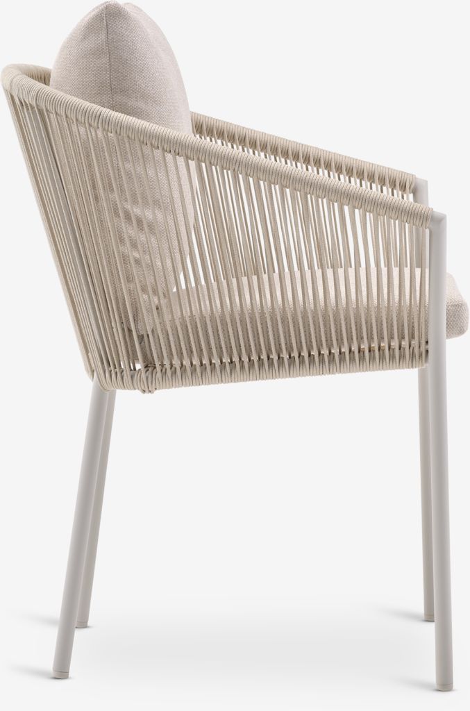 Chaise empilable BRAVA, séchage rapide, beige