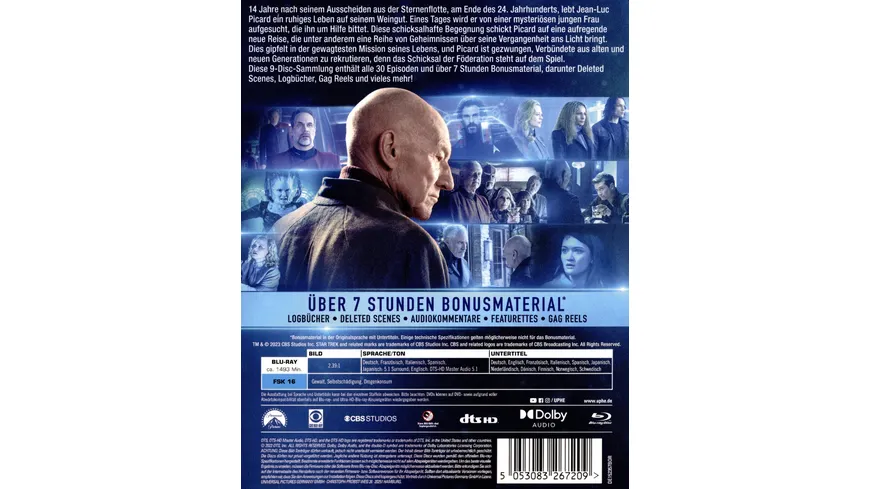 Star Trek: Picard - Die komplette Serie  [9 BRs]