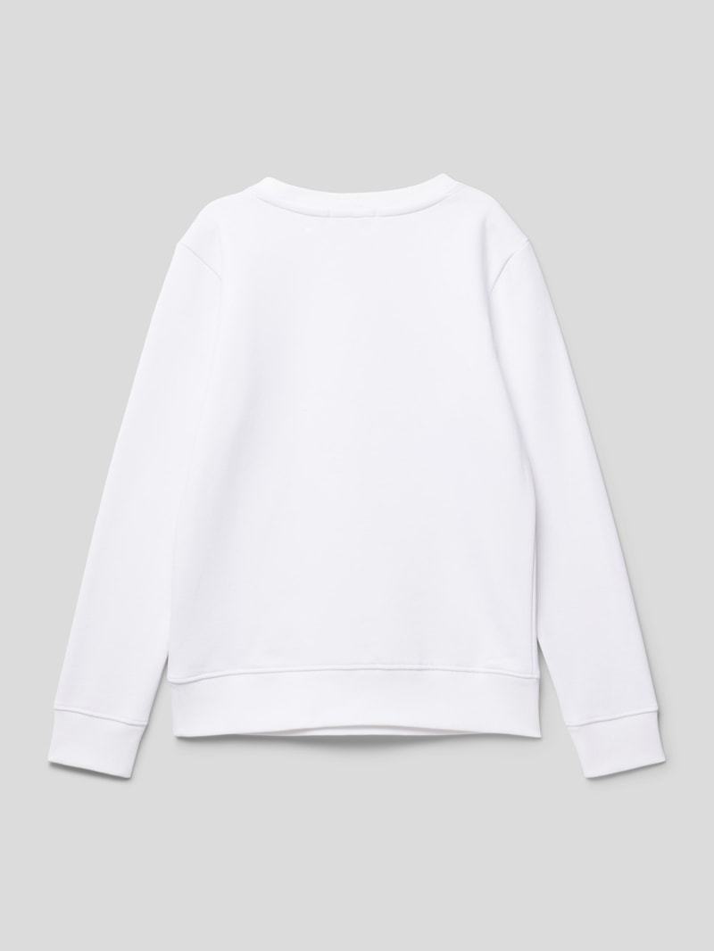 Sweatshirt mit Label-Print Modell 'HYPER REAL MONOGRAM' in weiss