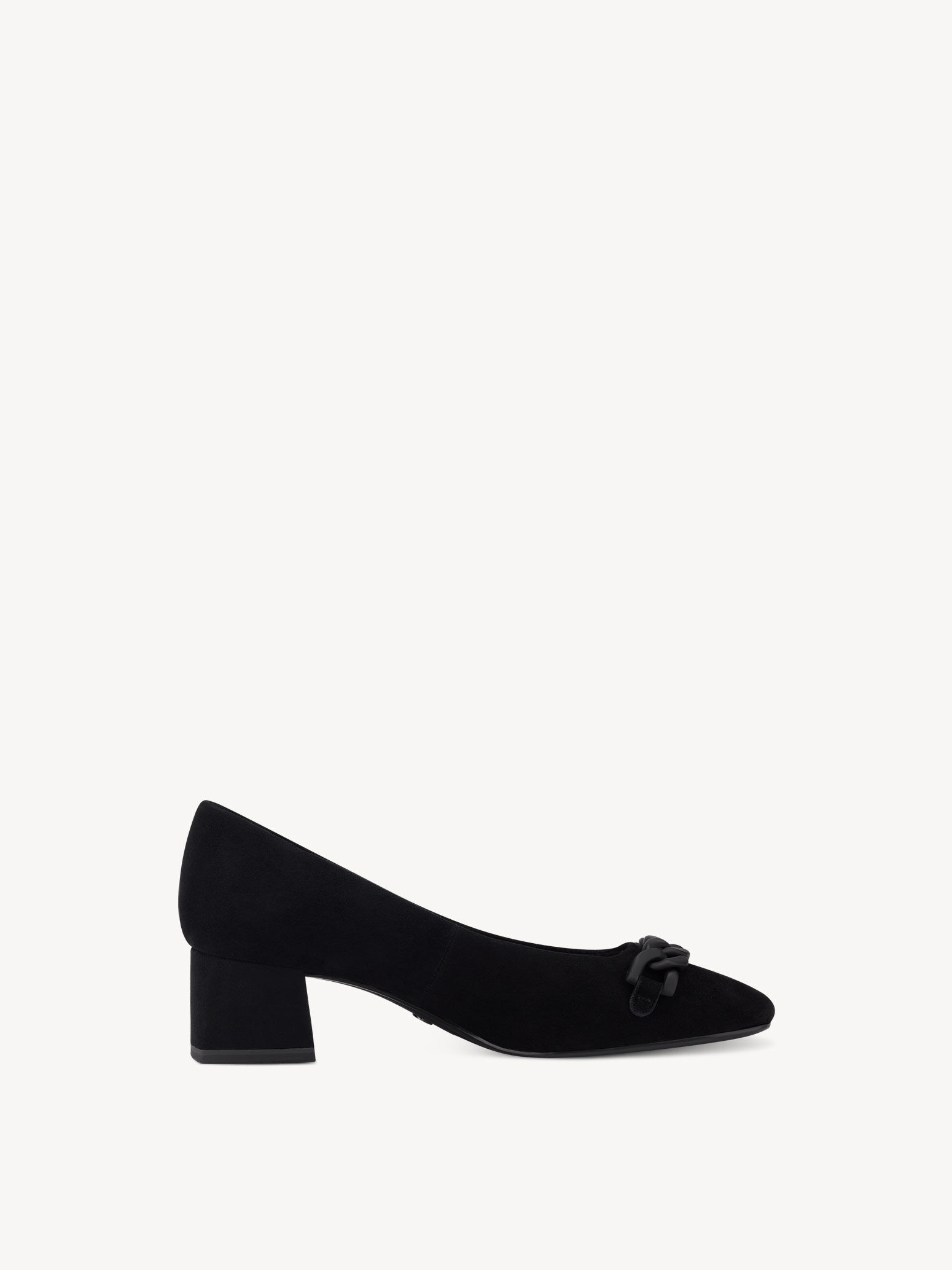 Escarpin en cuir - noir