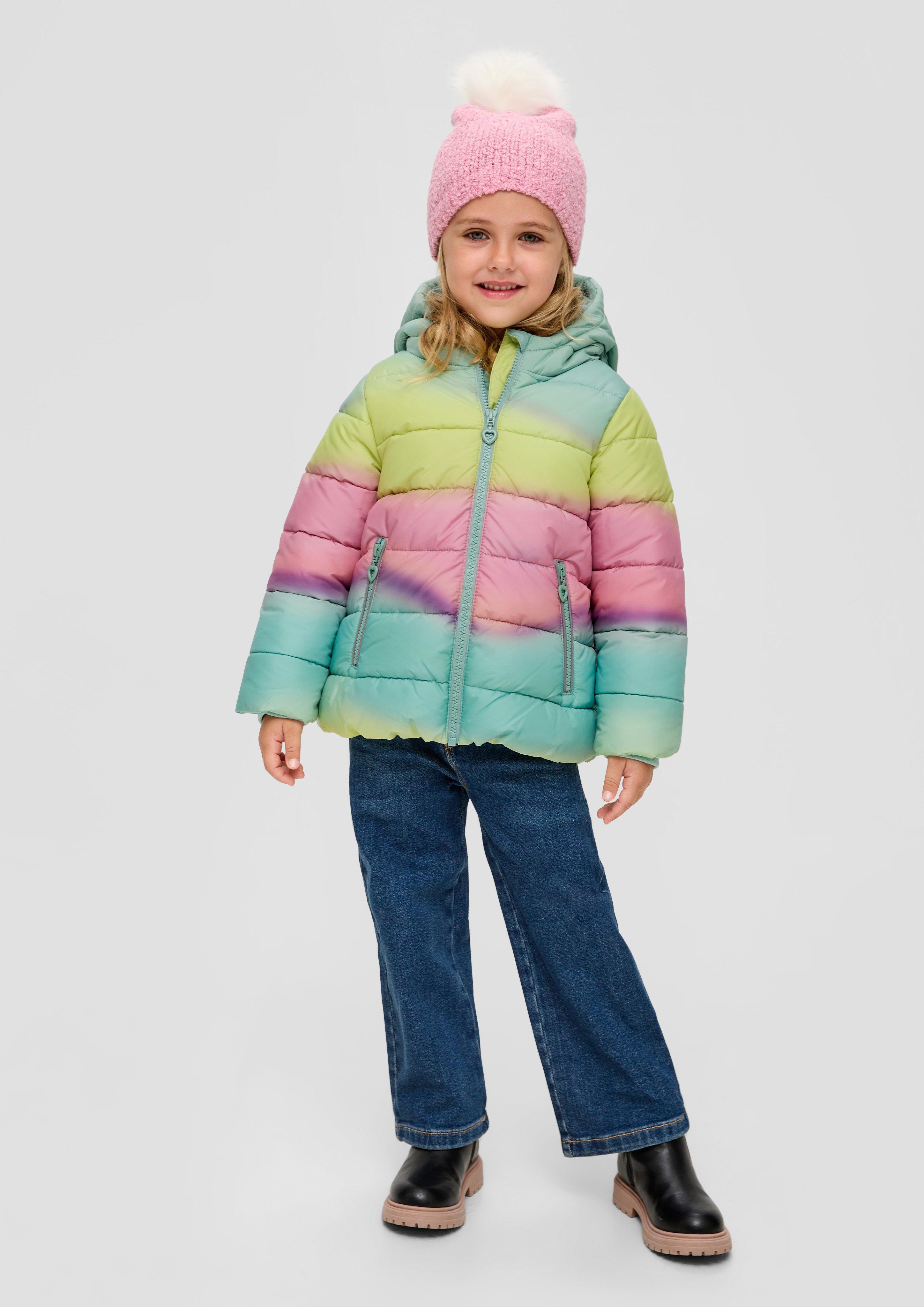 Steppjacke mit reflektierendem Print  2132170-72A2