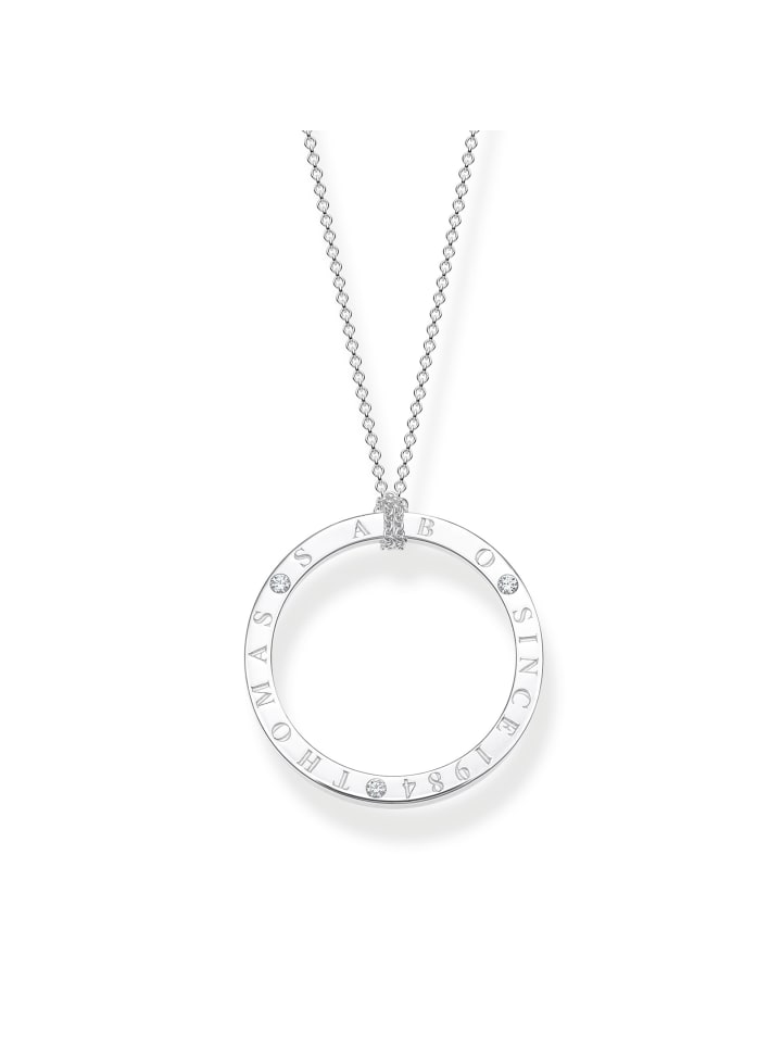 Thomas Sabo Kette in silber, weiß günstig kaufen 90 cm