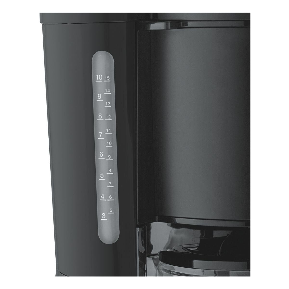 Severin Filterkaffeemaschine KA 4845, 1.25l Kaffeekanne, 1x4, Kaffeemaschine mit Glaskanne, bis 10 Tassen, 1000 Tassen