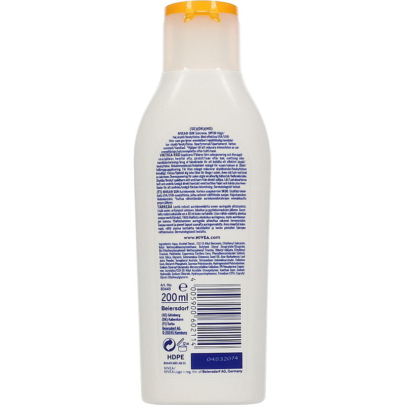 Nivea Nivea Sun SPF30 200 ml lotion Soothing