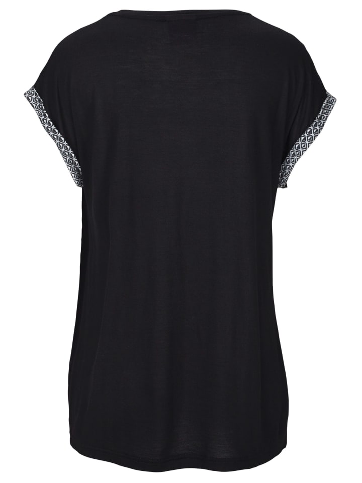 LASCANA Shorty in schwarz-gemustert günstig kaufen