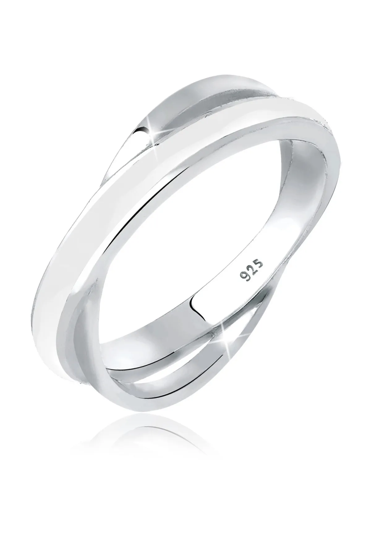 ELLI  Ring - Weiß - Ohne Stein