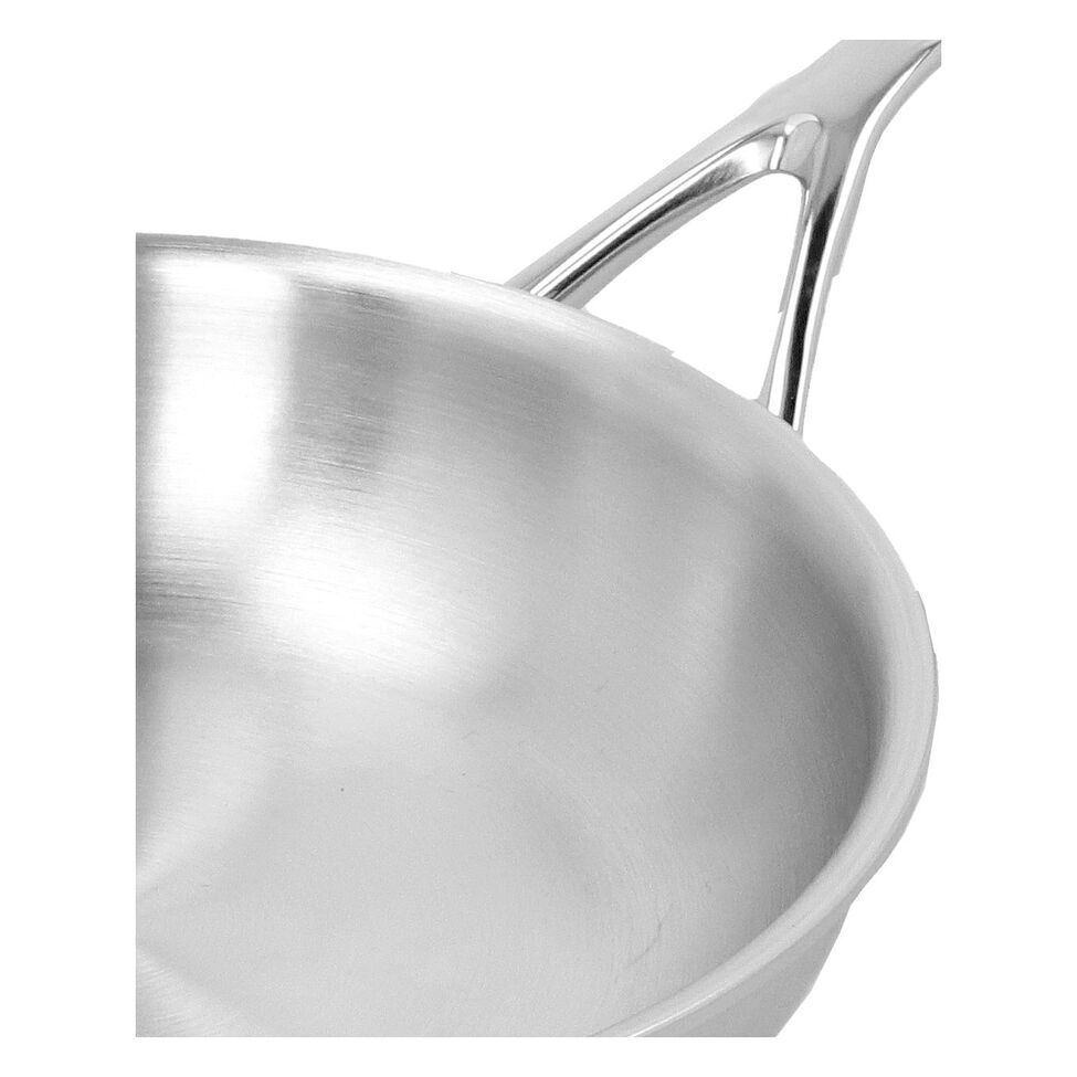 Bratpfanne 20 cm, 18/10 Edelstahl, Silber