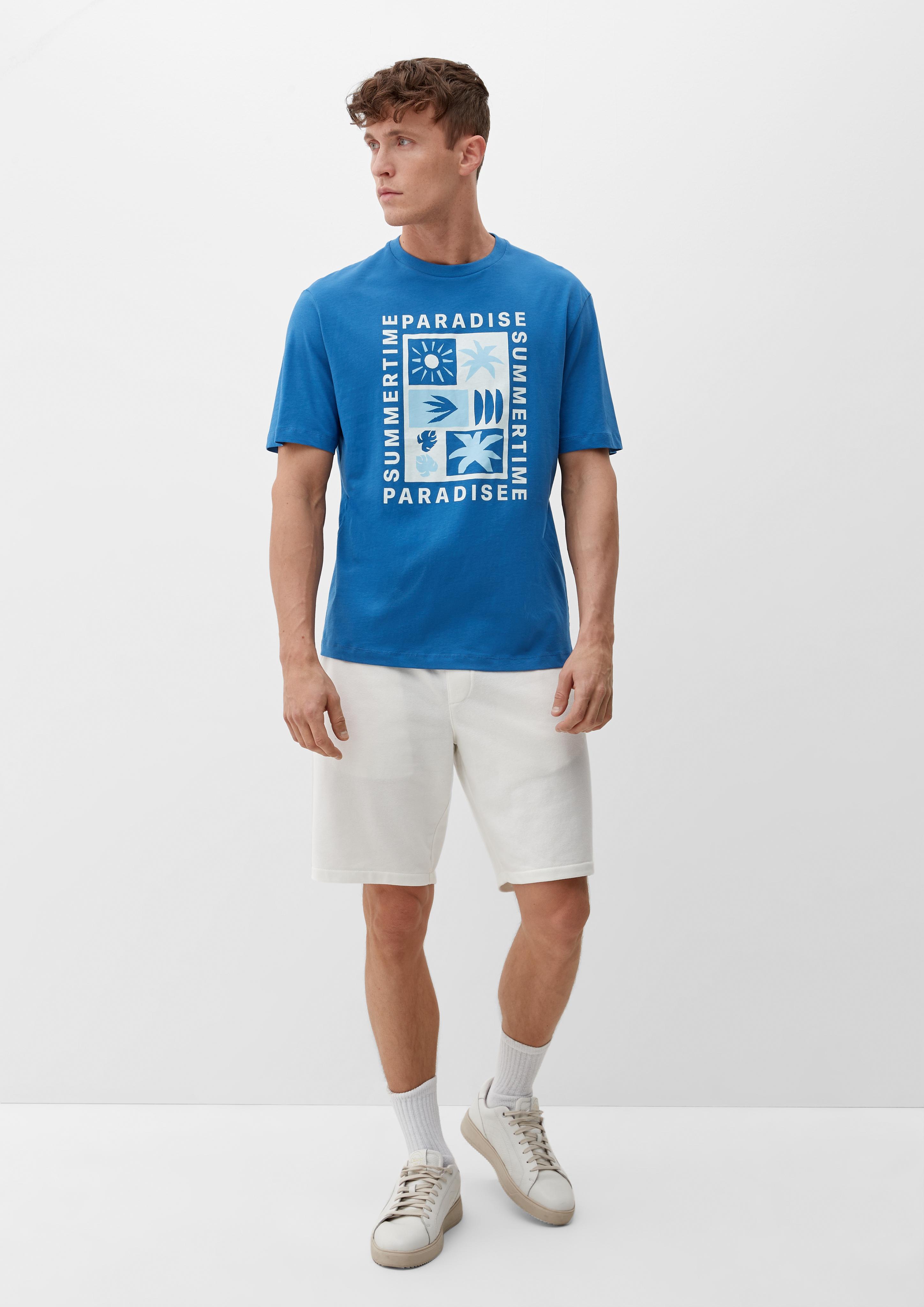Baumwollshirt mit Frontprint  2131371-54D2
