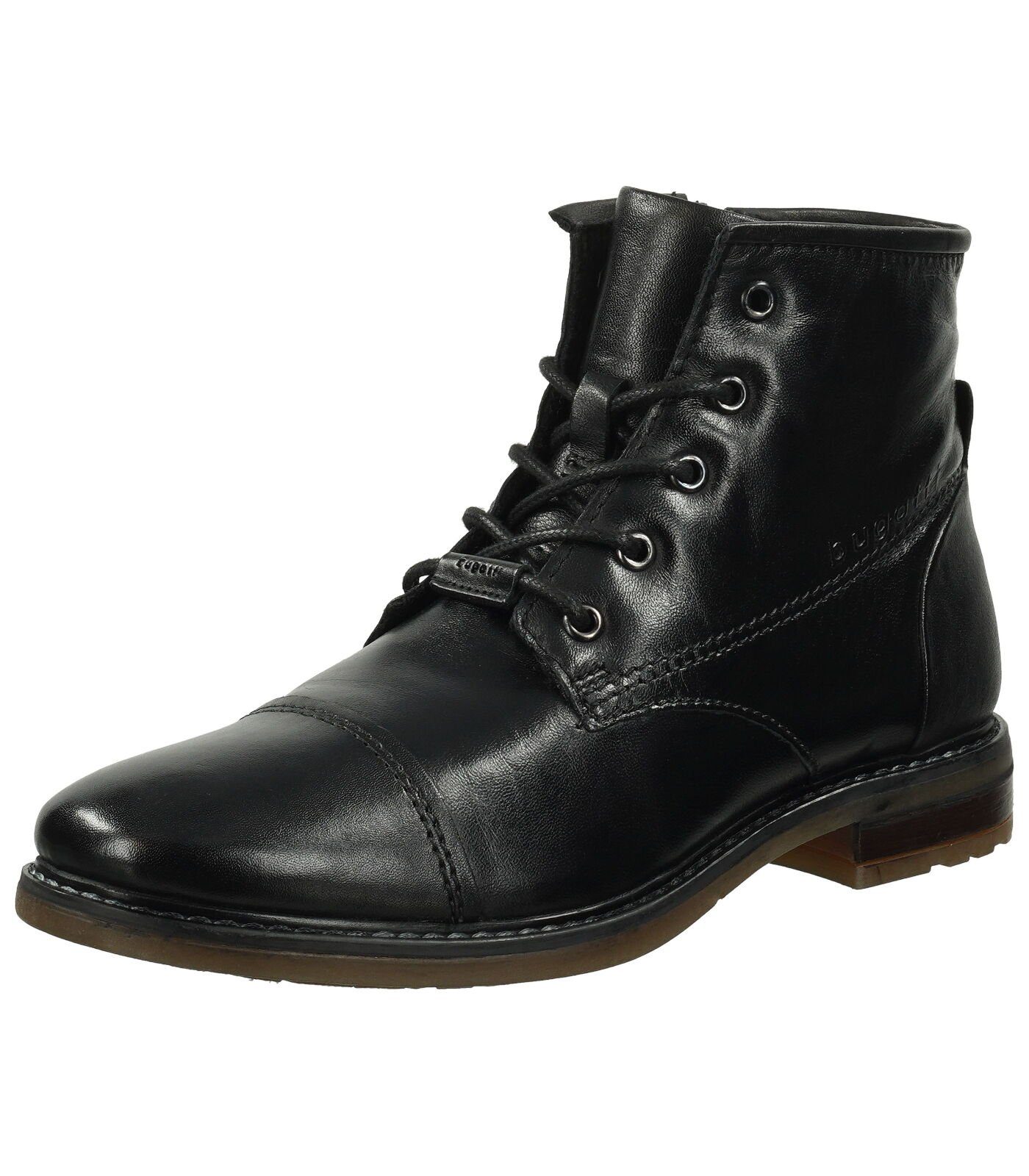 bugatti Stiefelette Leder Schnürstiefelette