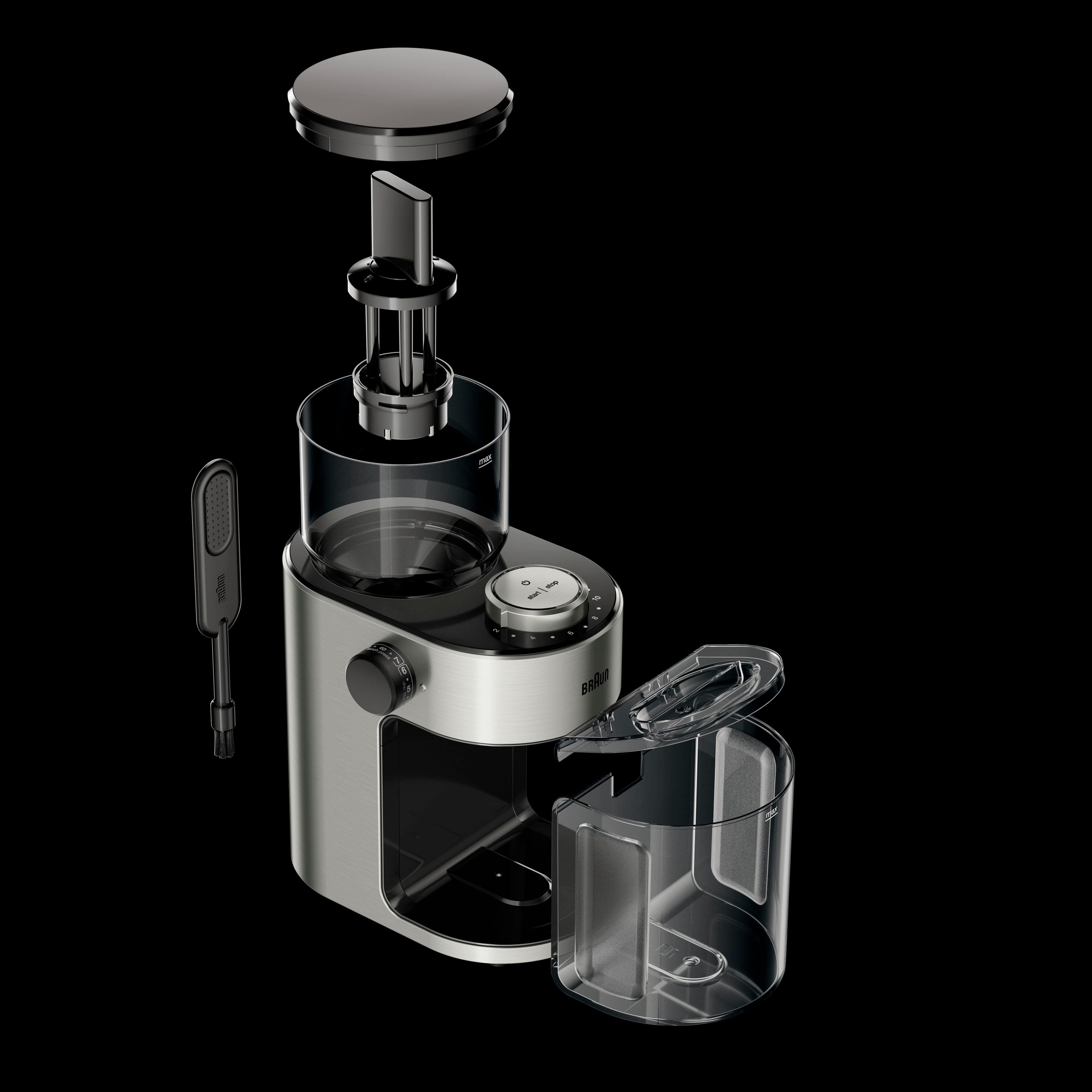 Braun Kaffeemühle Kaffeemühle FreshSet KG7070, 110 W, Scheibenmahlwerk, 220 g Bohnenbehälter, mit Überhitzungsschutz