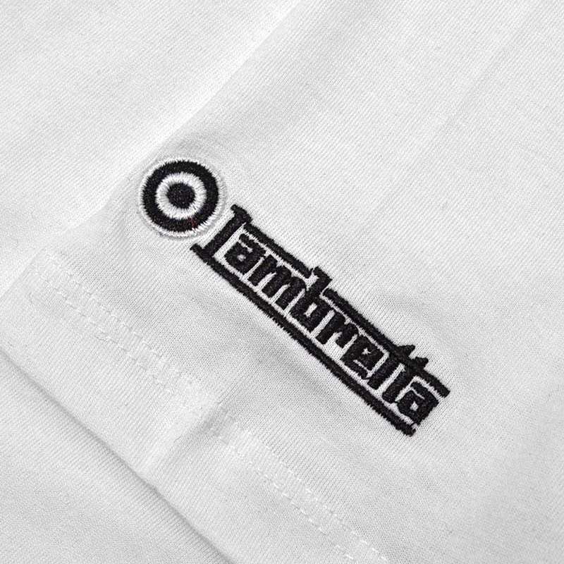 Lambretta Two Tone Box Herren T-Shirt SS0164-WHT