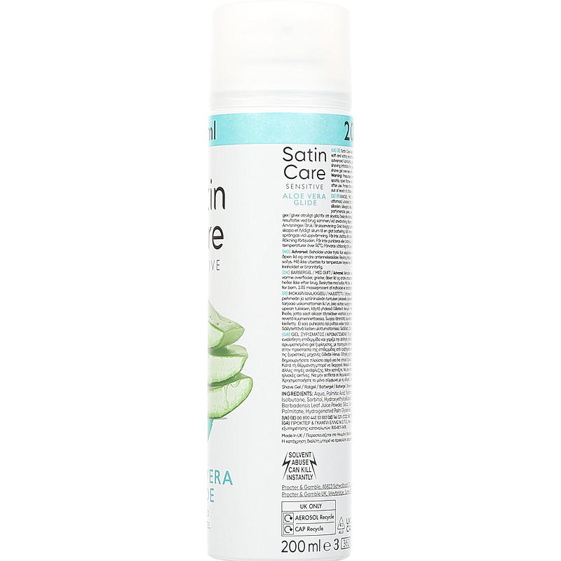 Gillette Gillette Satin Care 200 ml, sensitive skin