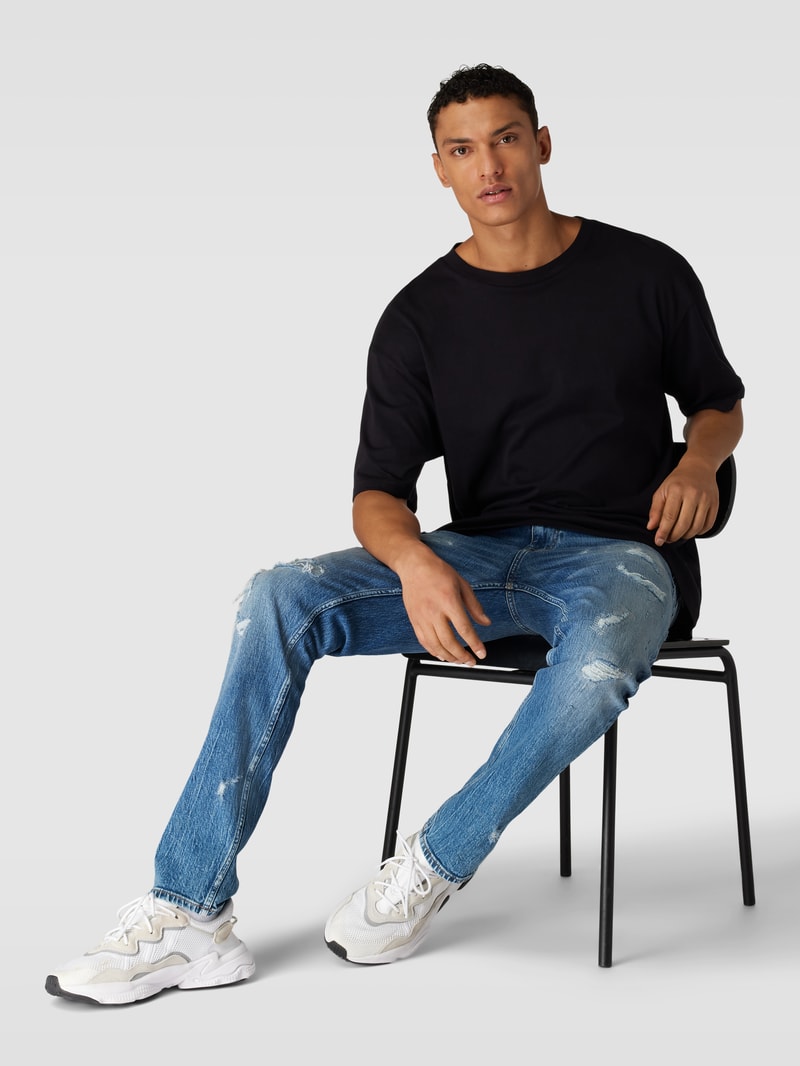 Slim Fit Jeans im 5-Pocket-Design Modell 'AUSTIN' in jeans