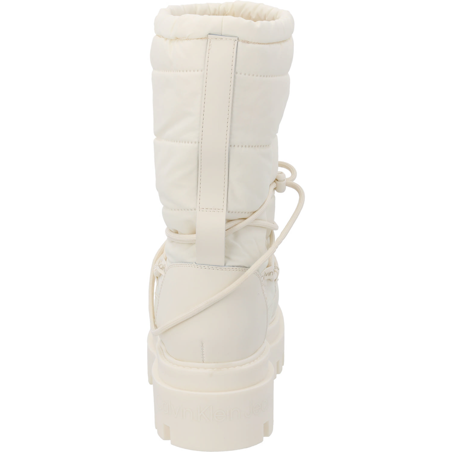 Calvin Klein YW0YW01146, Winterstiefel, Damen, Weiß (Creamy White)