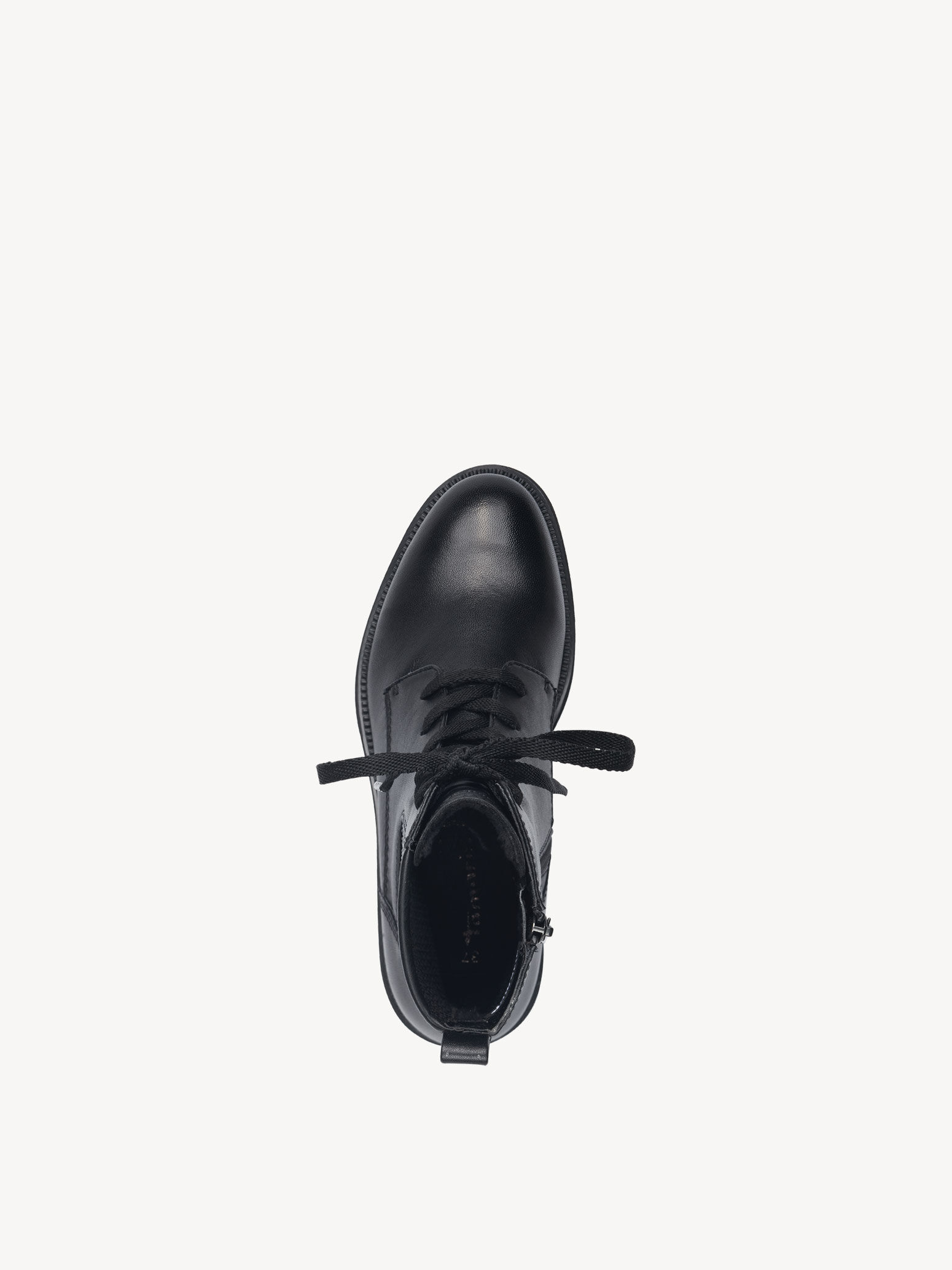 Bottine en cuir - noir
