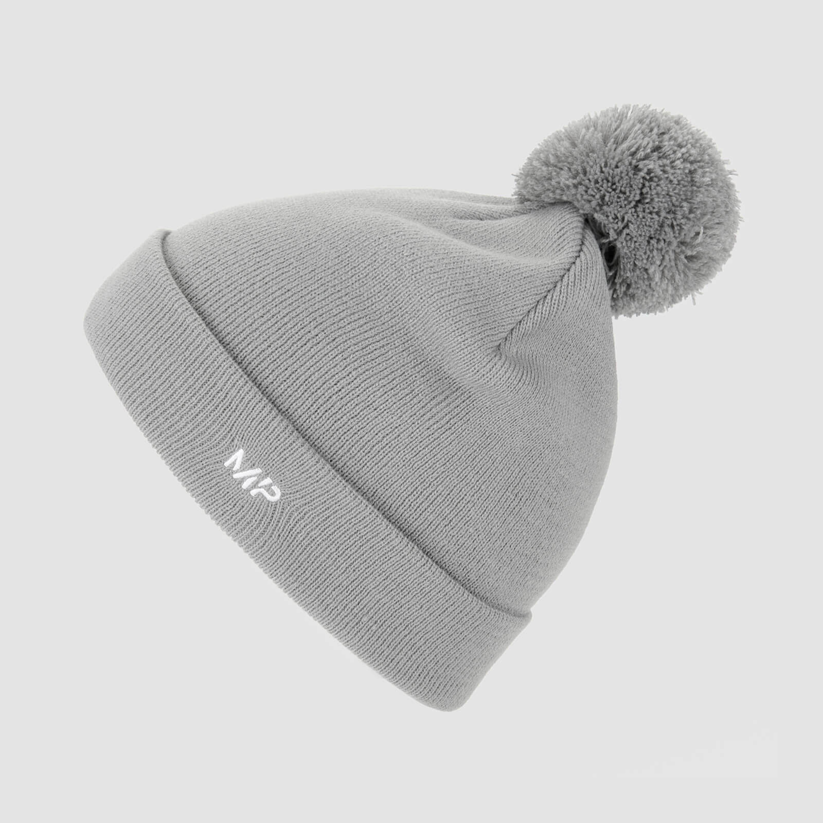 Bonnet à pompon MP – Orage/Blanc