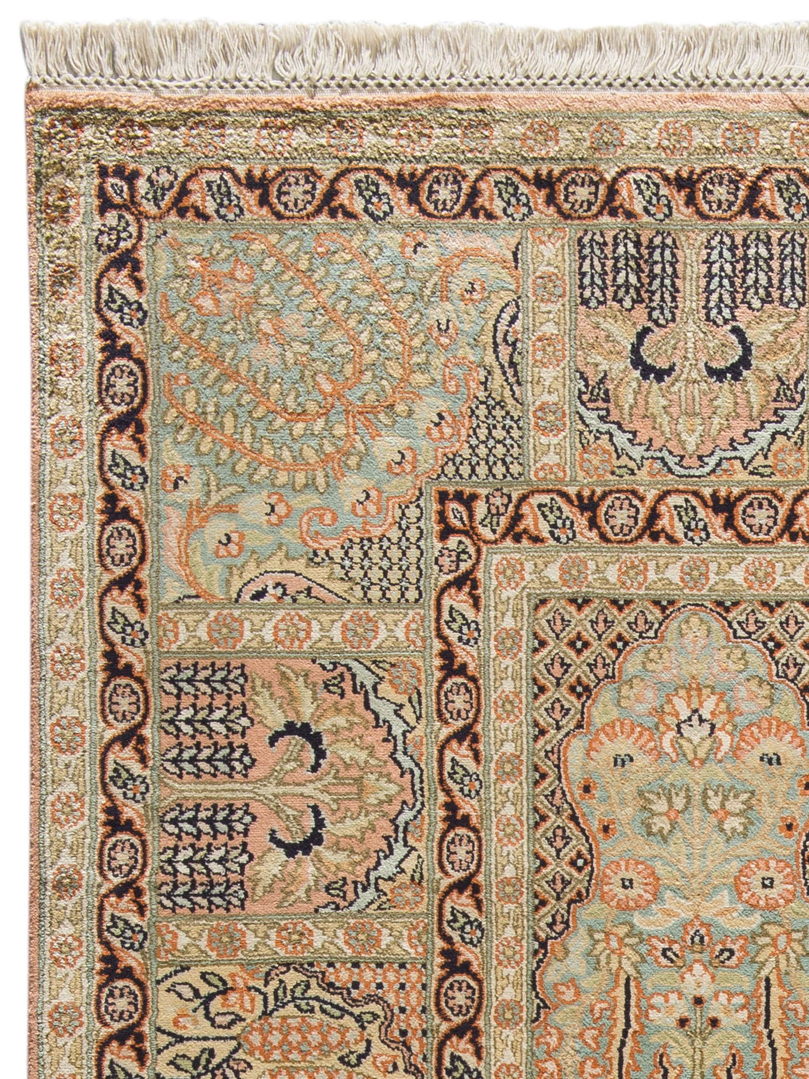 Kaschmir Seide 18/18 ca. 162 x 217 cm, Unikat / Einzelstück