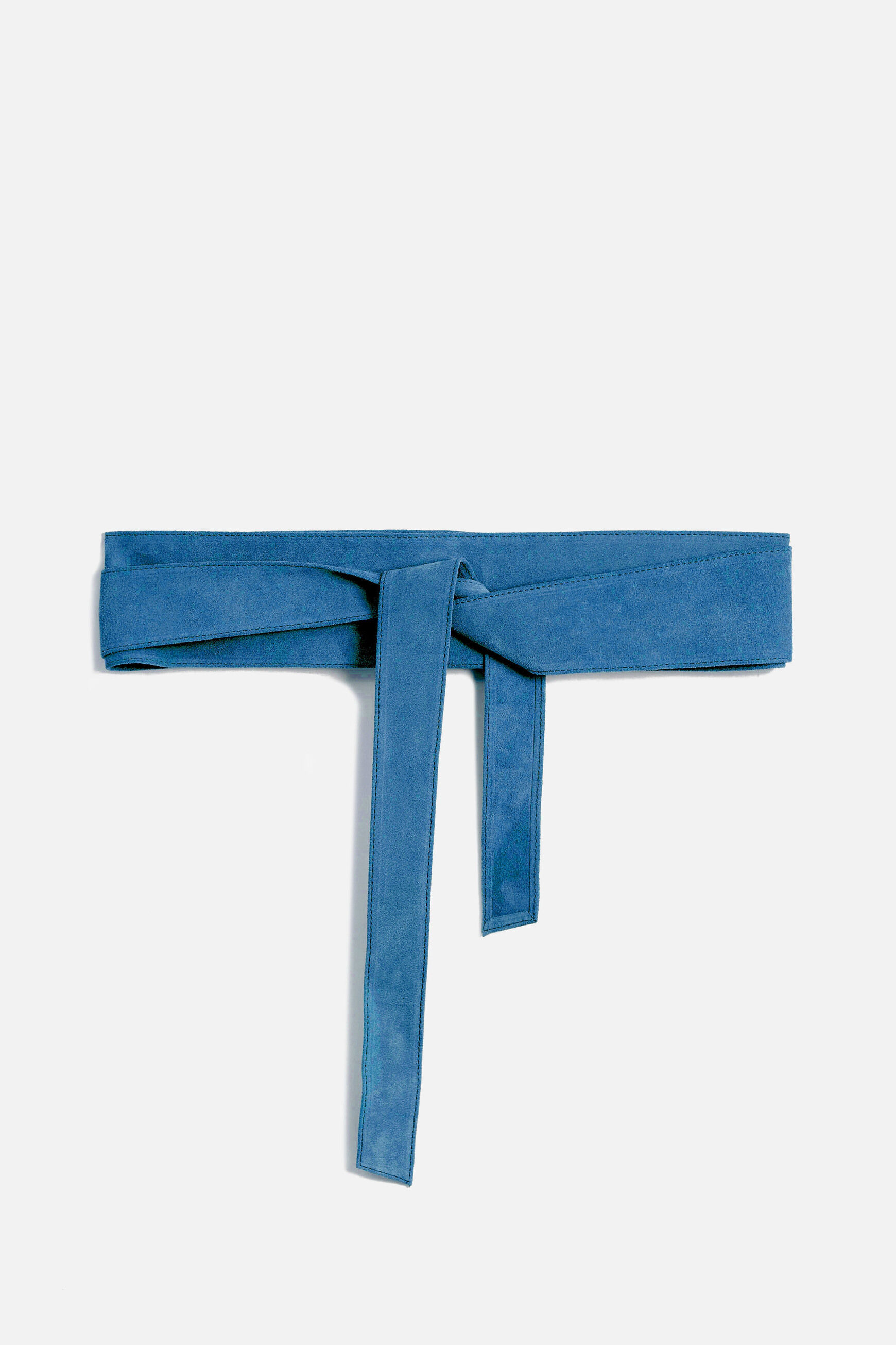 ceinture aghata 100% cuir bleu violet femme