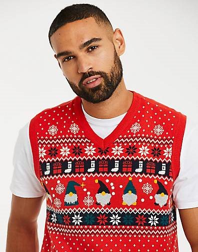 Threadbare Weihnachtspullover