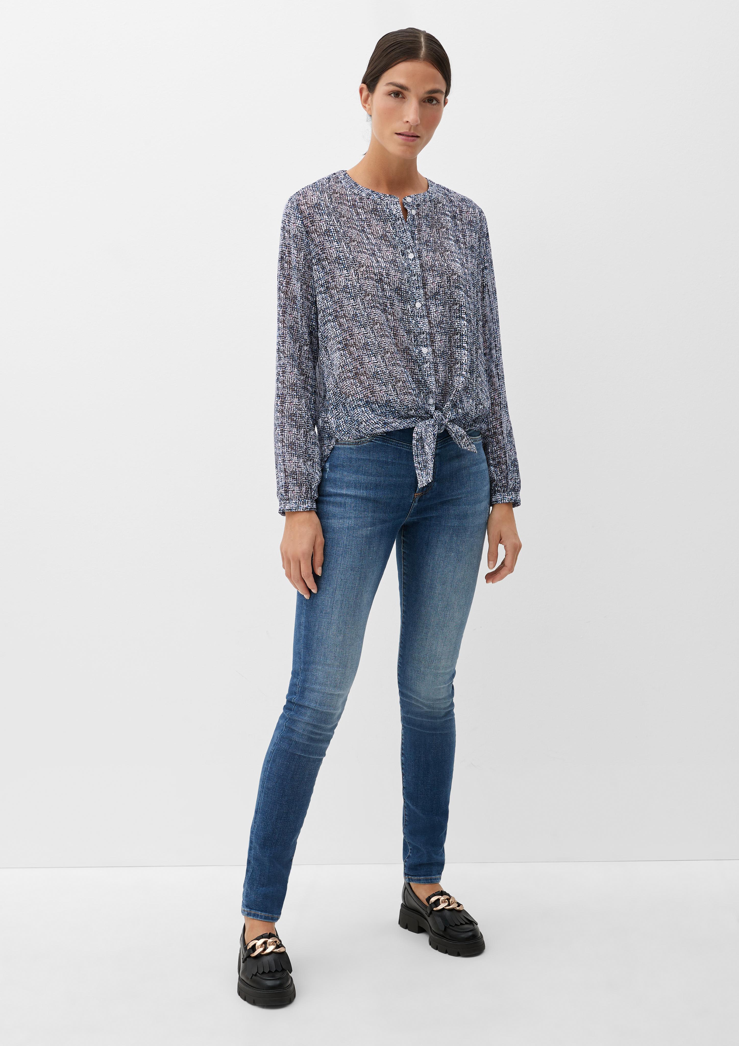 Bluse in semitransparenter Optik  2124777-02A2