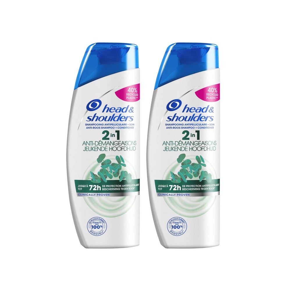 head & shoulders Head & Shoulders Anti-Démangeaisons Shampoing 2en1, 2x270ml Shampoing