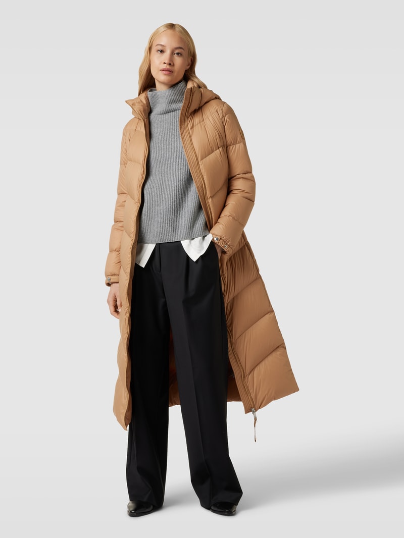 Steppmantel mit Kapuze Modell 'Pamaxi' in camel