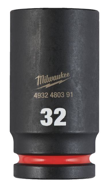 Milwaukee Zubehör 4932480391 SHOCKWAVE™ Schlagkopfkappe 3/4 tief 32 mm
