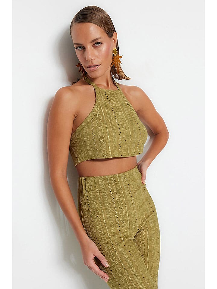 trendyol 2tlg. Outfit in Grün günstig kaufen M
