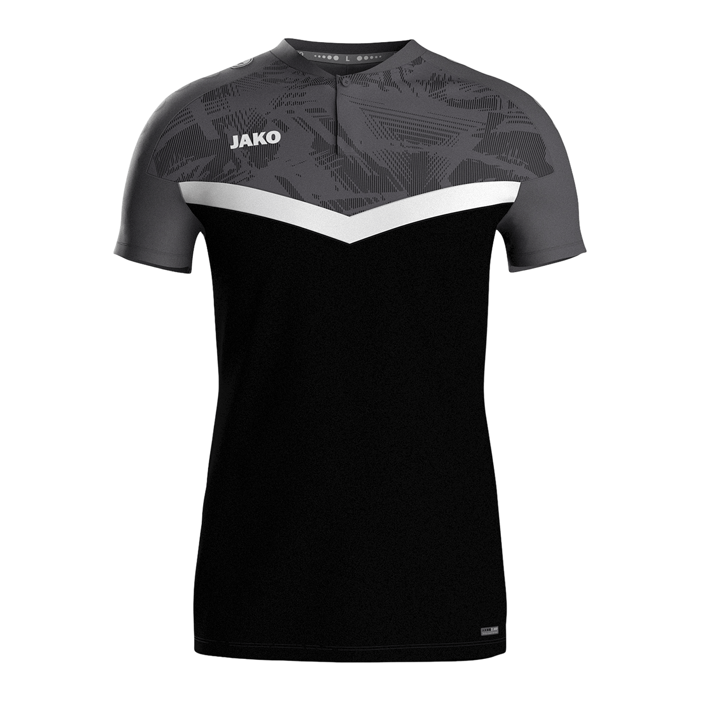 JAKO Iconic Poloshirt Schwarz F801