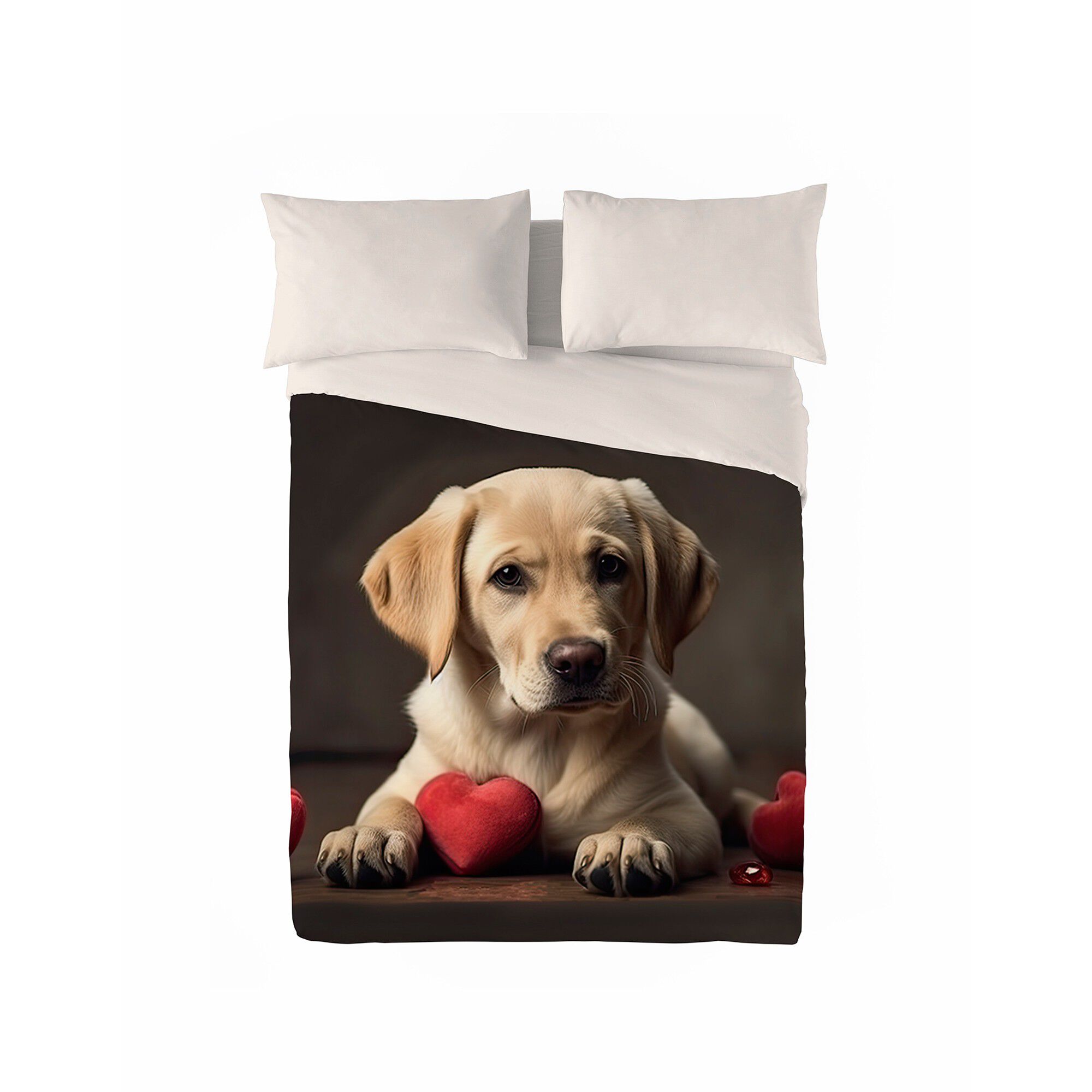 Couette microfibre imprimée Golden