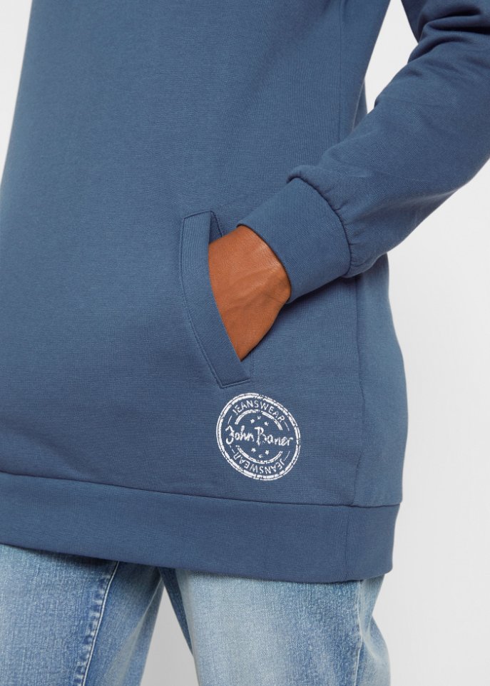 Longkapuzensweatshirt, Langarm