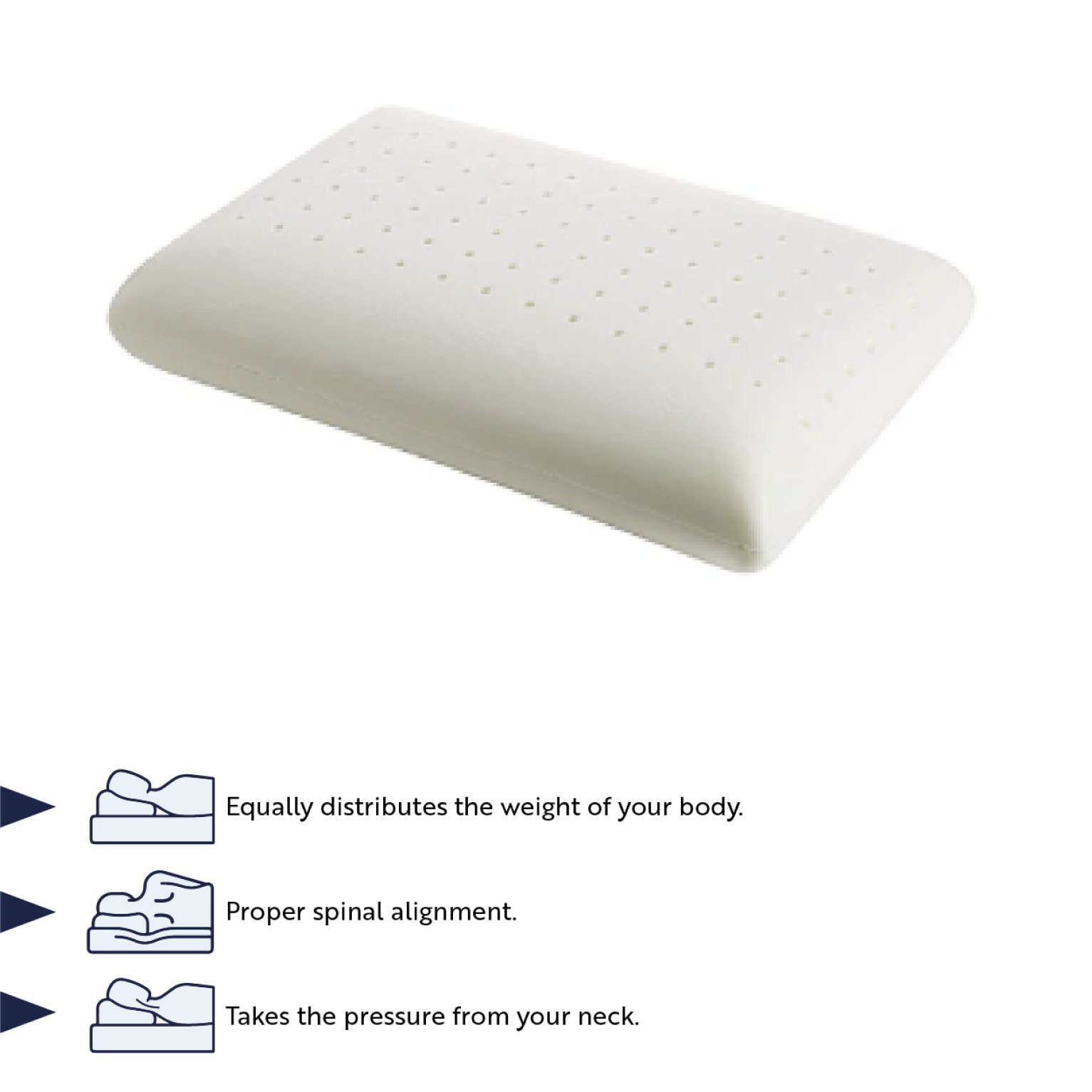 Nackenstützkissen Memory Foam Pillow, English Home