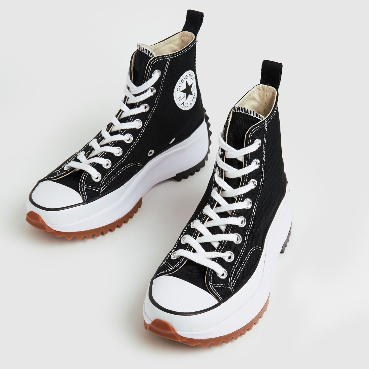 Converse Run Star Hike Hi cipő fekete-fehér színben